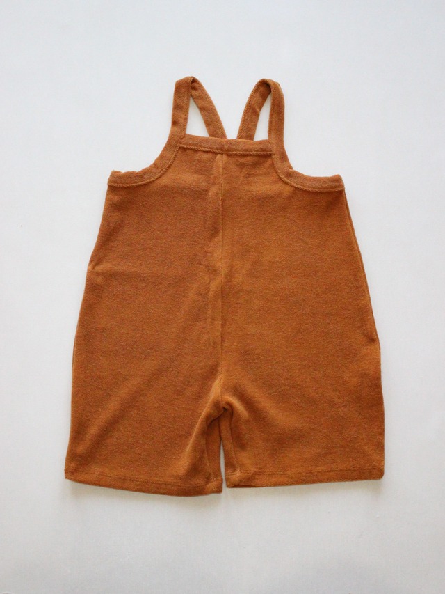 organic zoo  Terracotta Terry Cropped  Dungarees