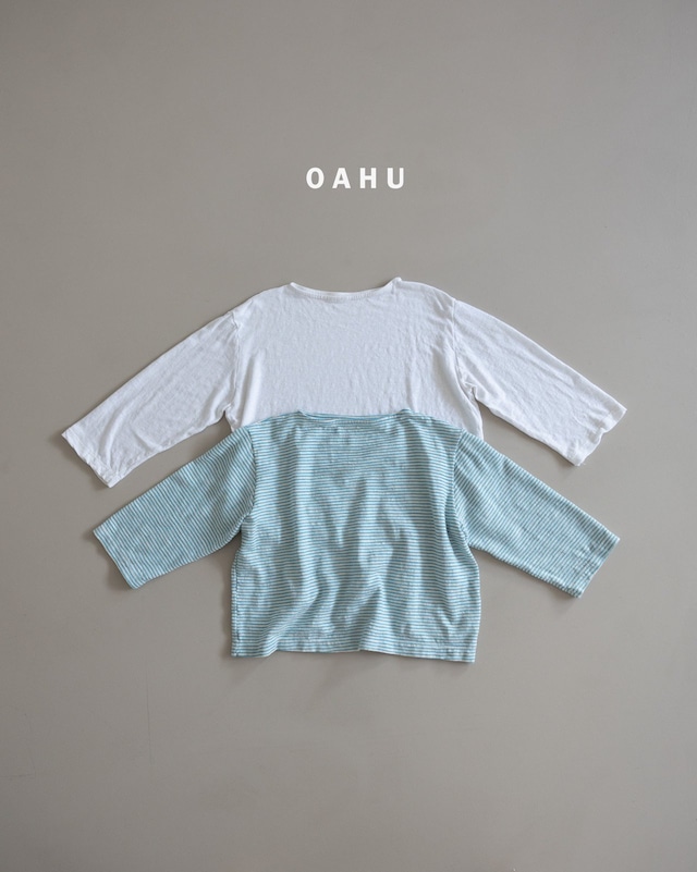 【取寄】oahu|summer boat neck tee|サマーボートネックT|S-JXL|kids&jr|26 summer 2nd