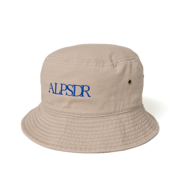 ALPSDR LOGO BUCKET HAT / KHAKI