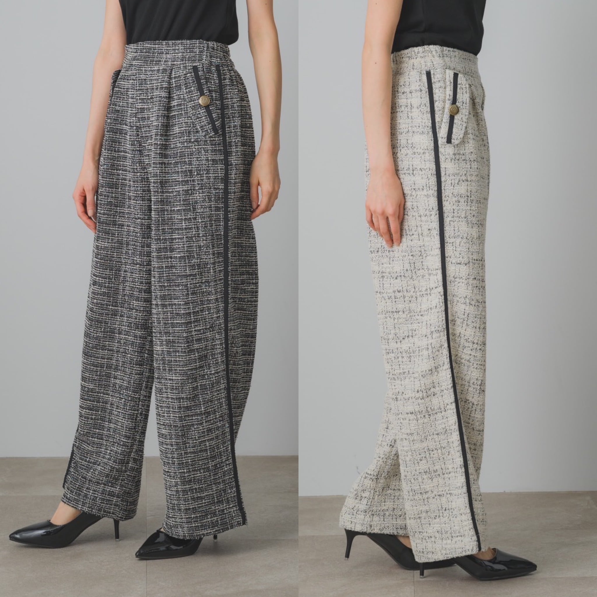 GALENA 】カットツイードパンツ | valance 福井｜レディース セレクト