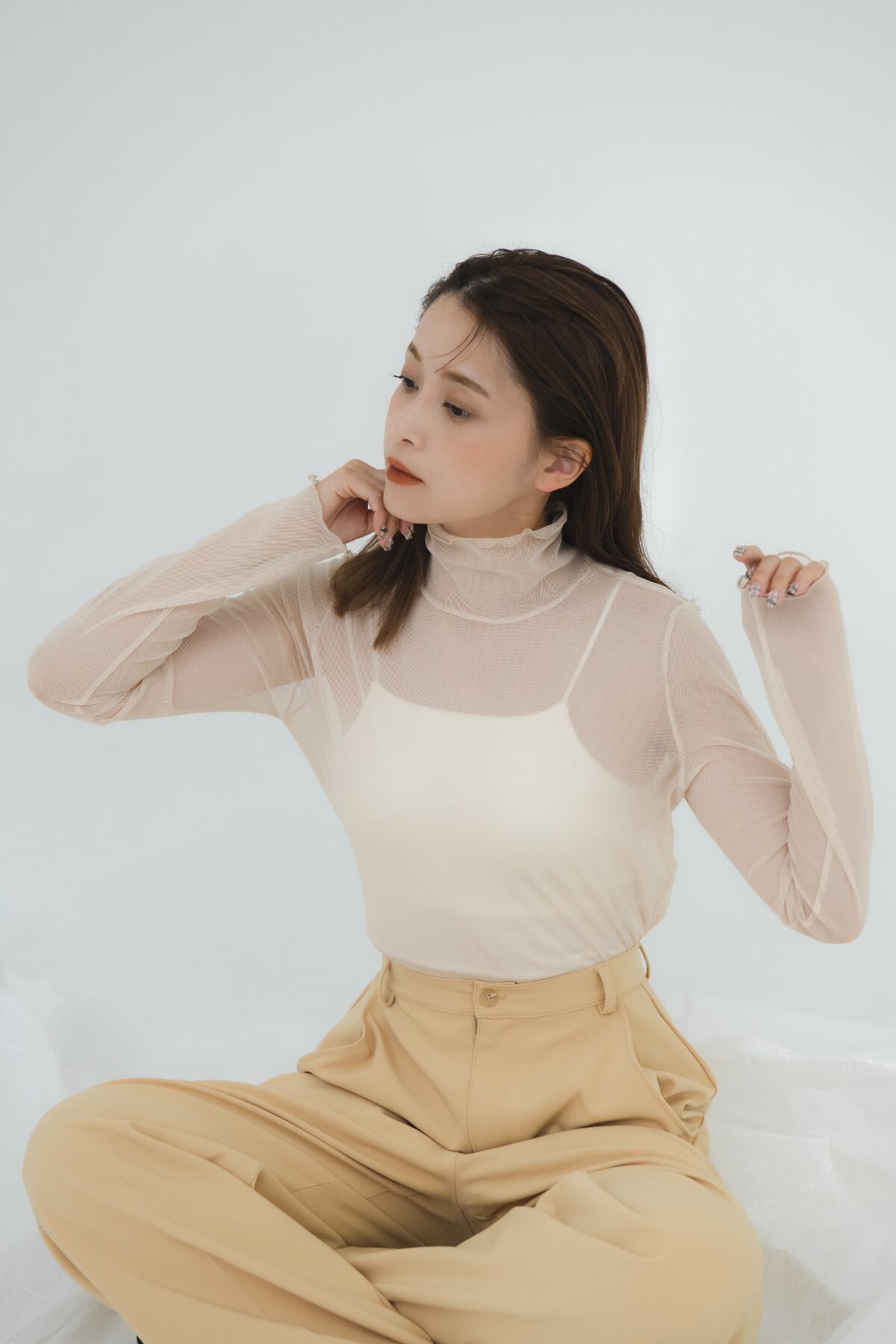 未使用fete シースルートップス See-through tops シースルートップス ☆決済から1週間前後に順次発送