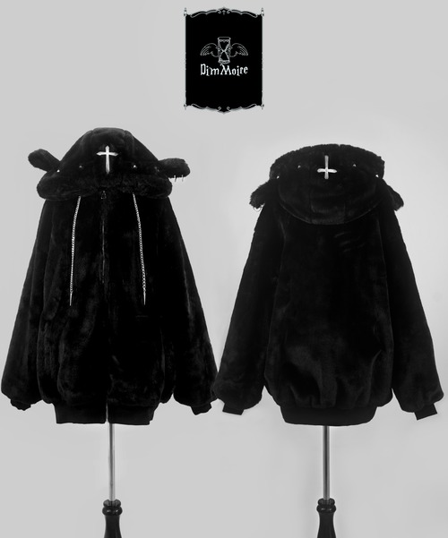 BABY SHEEPファーパーカー【Black】 | DimMoire
