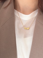 ツインペブルネックレス