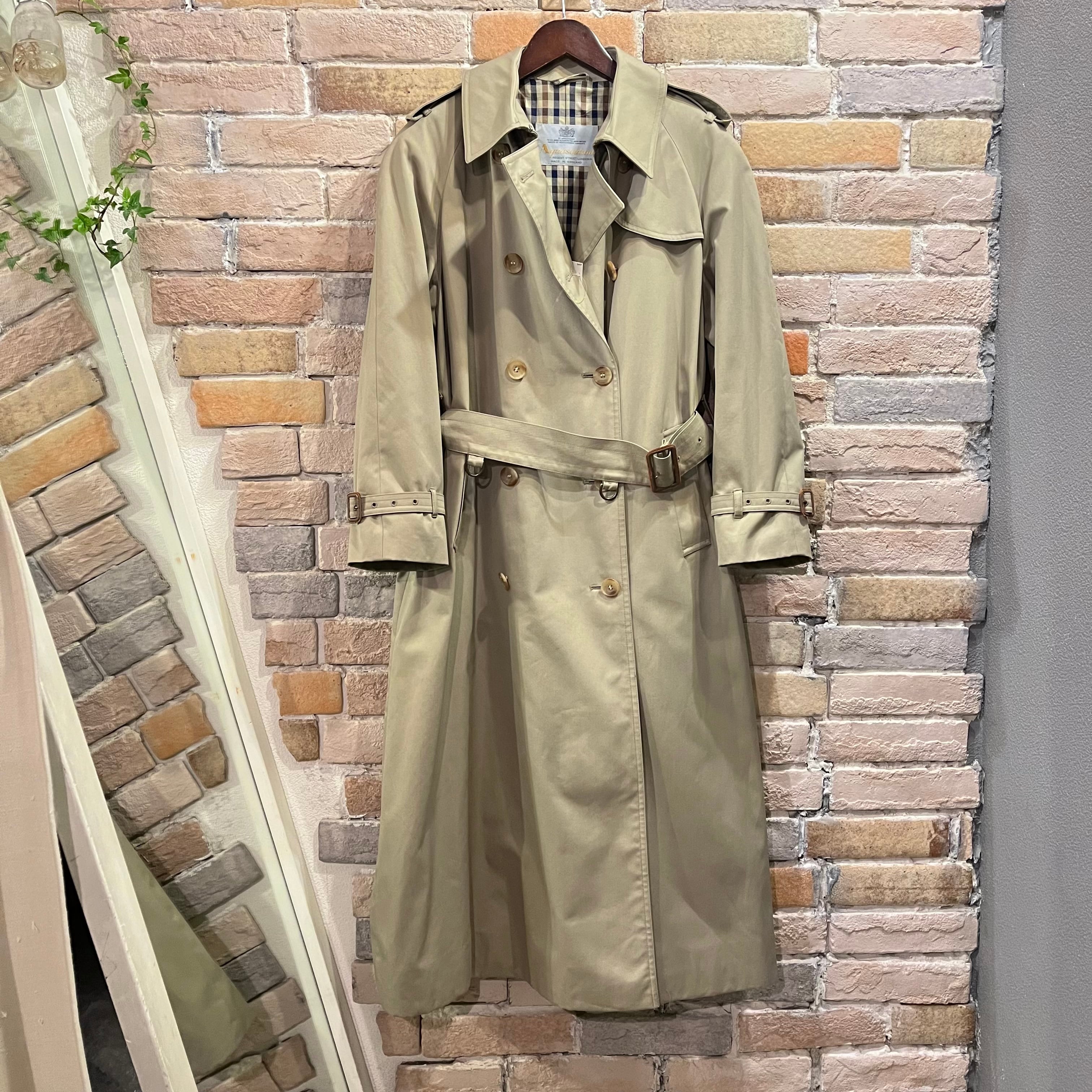 トレンチコート　trench coat カーキ　khaki