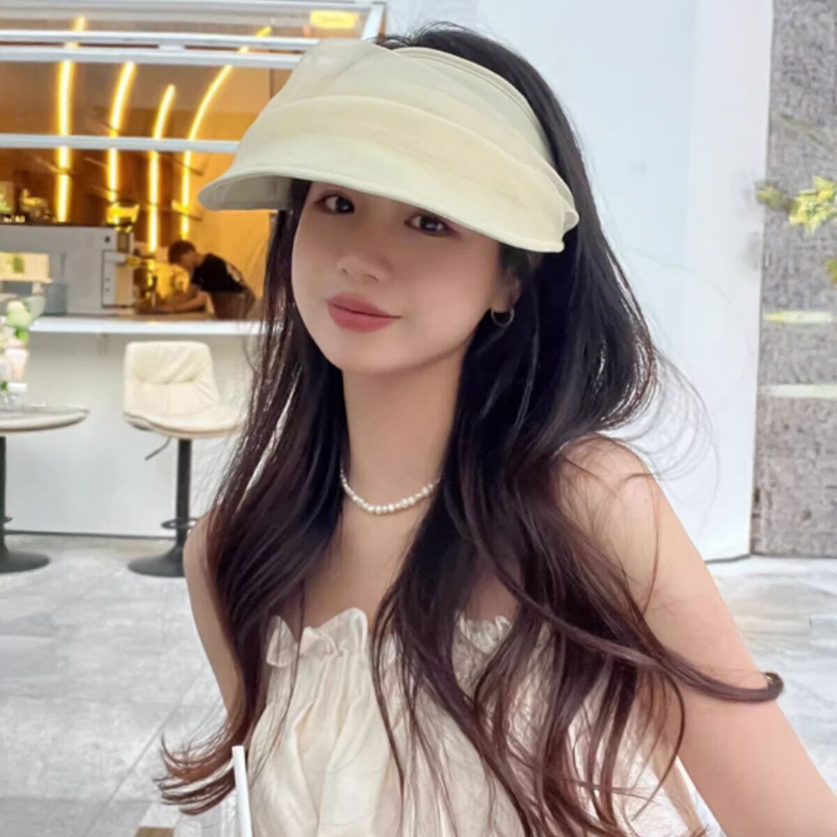 カチューシャ サンバイザー 折りたたみ レディース 春 夏 帽子 韓国 おしゃれ 大人 かわいい シンプル 2WAY UV 日差し避け 小顔 上品 紫外線対策 サマーハット リゾート 海水浴 ヘアアクセサリー 大人可愛い 大人女子