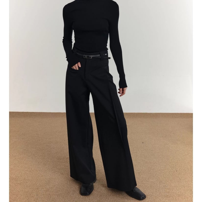 モードデザインワイドスラックス 2color MPA0212