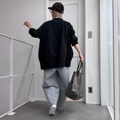 ヘムデザインオーバーJK/ブラック