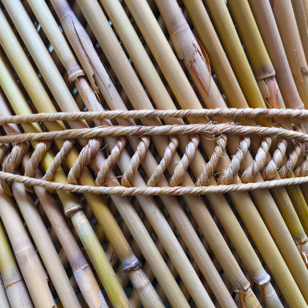 再入荷 JUTE STOOL インドのジュート(麻)とヨシ(葦)のスツール03