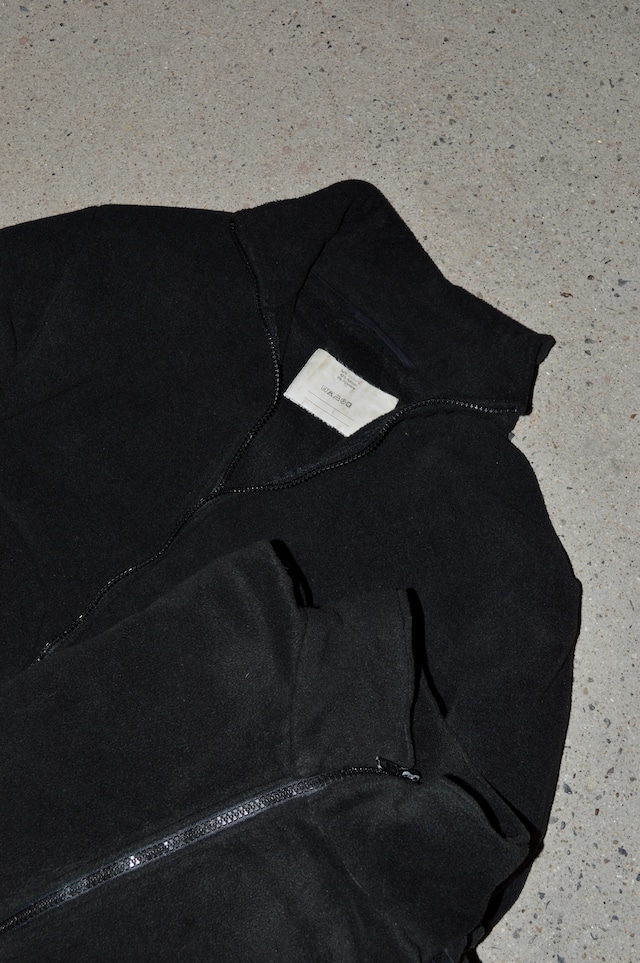 Netherlands Army 90s Heavy Fleece Outer Jacket Used オランダ軍 フリースジャケット ブラック