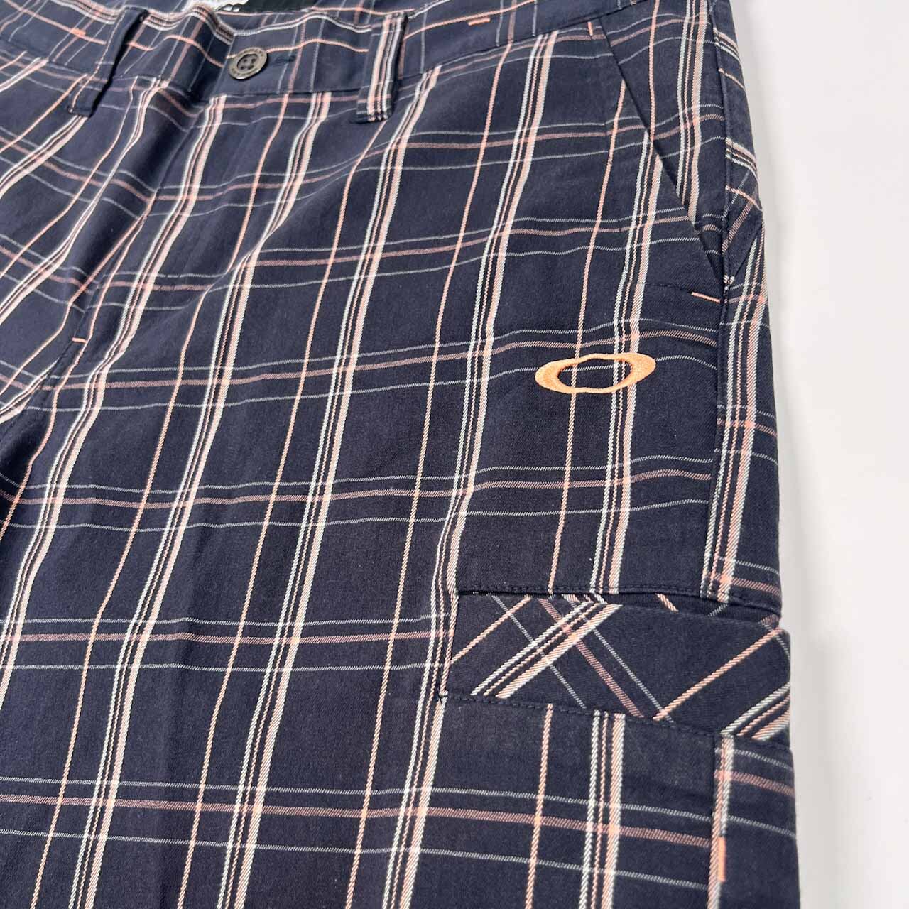 OAKLEY オークリー チェック柄 ハーフパンツ ショートパンツ サイズ 36