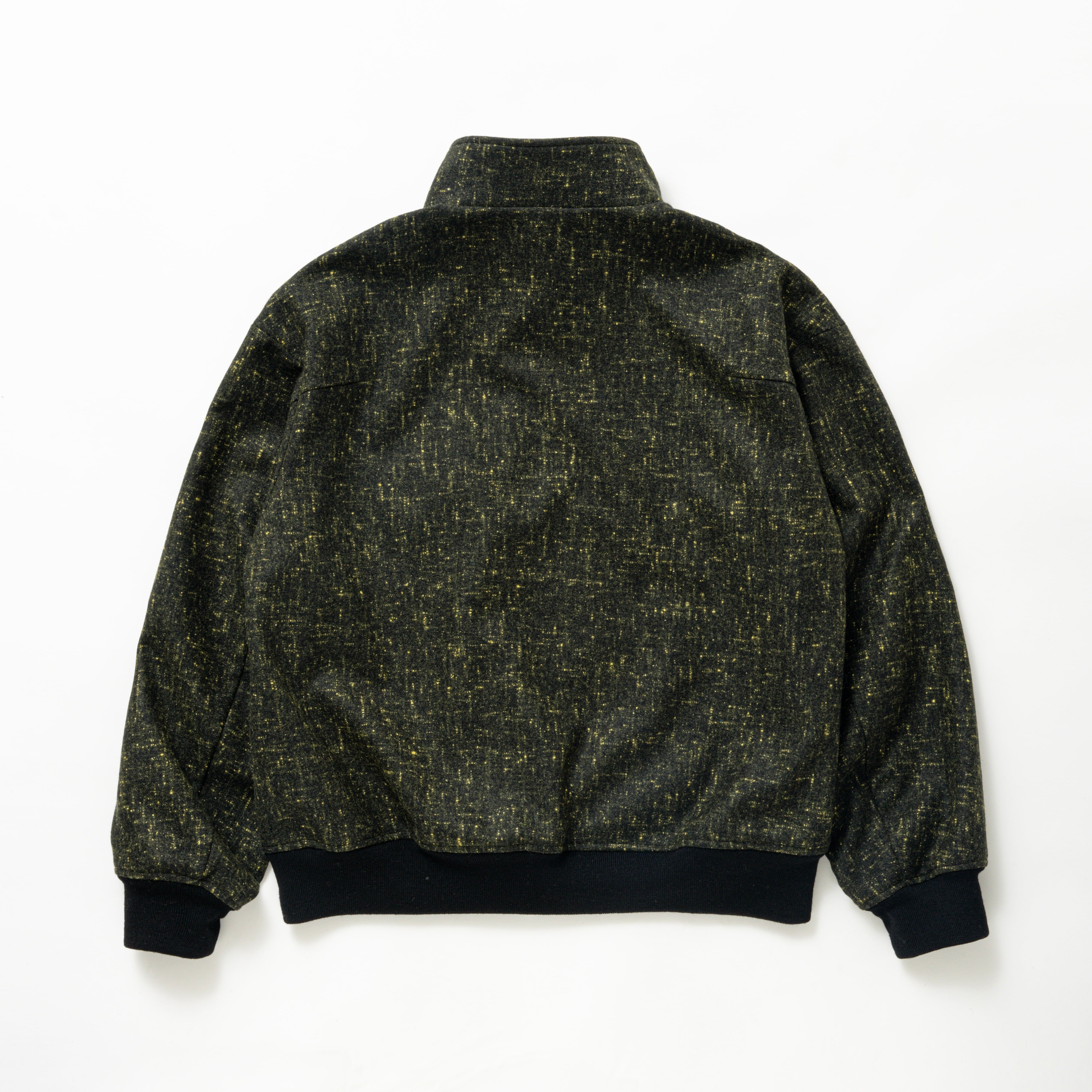Wool cashmere stand collar blouson（GREEN） | TTTMSW