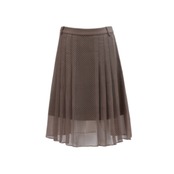 Tulle Layered Midi Skirt F0567