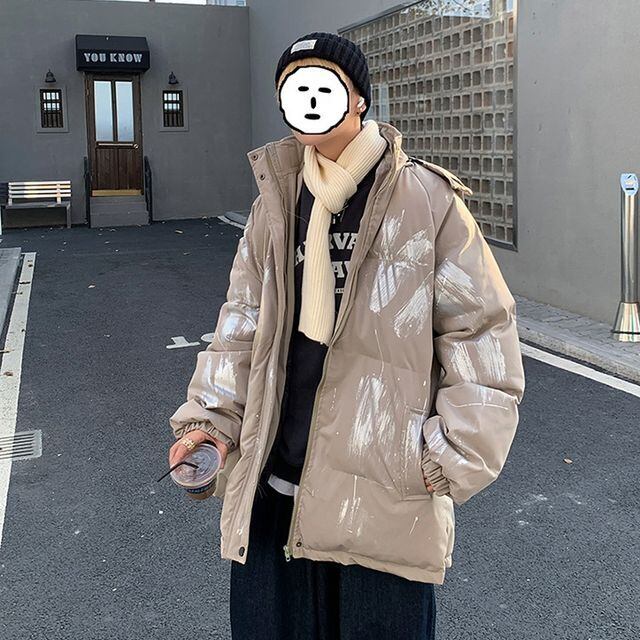 Bonpoint フード付きアウター ダウン ベージュ サイズ2 フード取り外しシンプルダウンコート(90~130cm)(90cm ベージュ