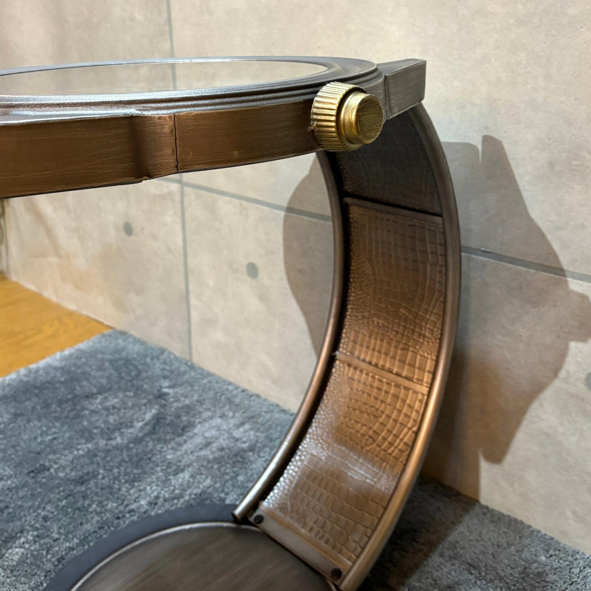 新品】ヴィンテージウォッチ風 サイドテーブル | 腕時計モチーフ