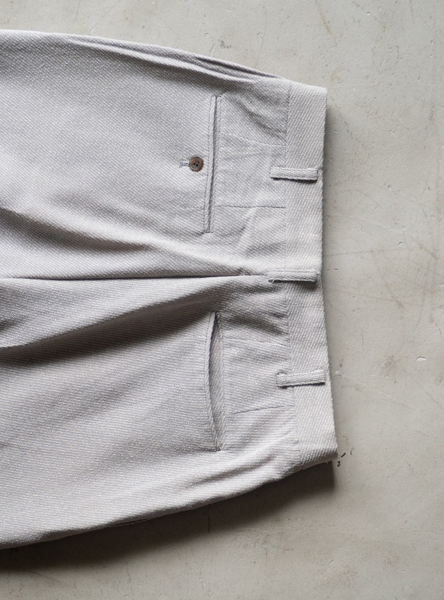 "BARRAGE" 1990s Wool rayon trousers