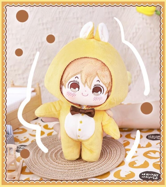 着せ替えぬいぐるみ用服 異郷兎ちゃんロンパース 20cm用 新品