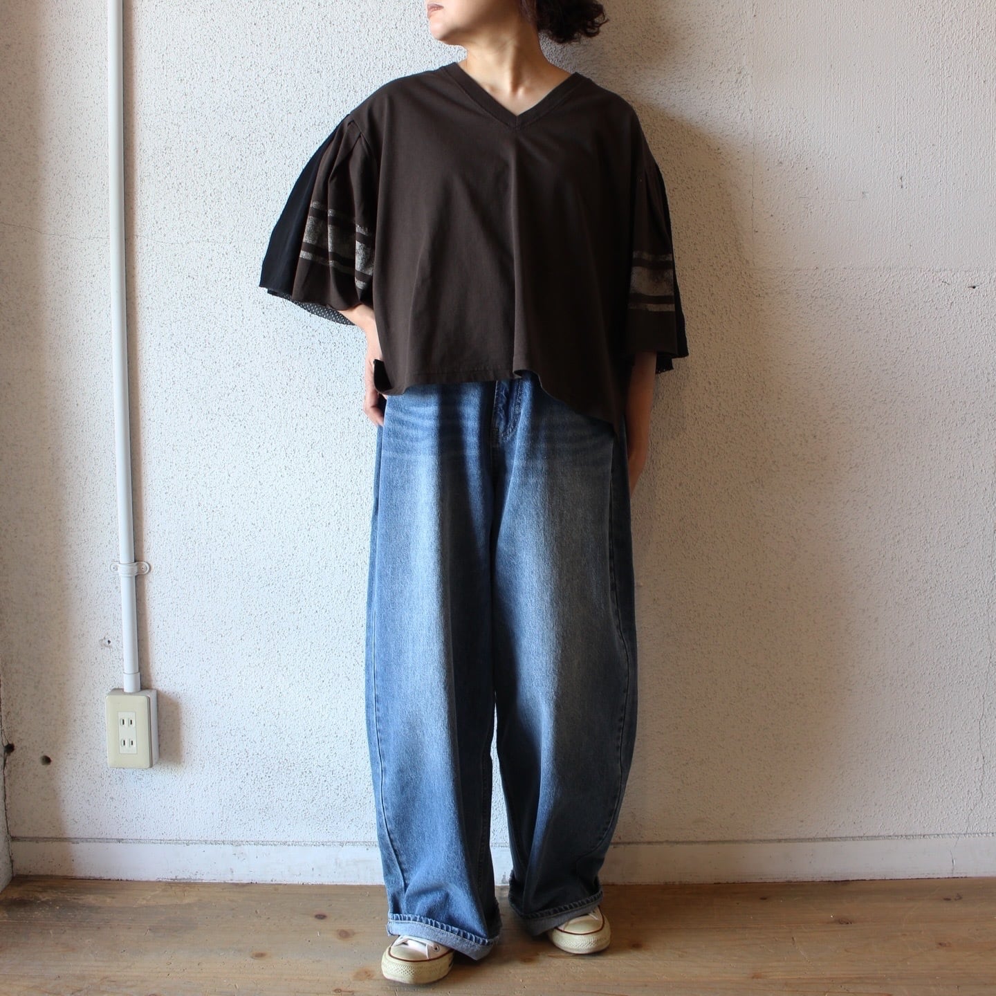GO TO HOLLYWOOD（ゴートゥーハリウッド） / Ruffled Football Tee
