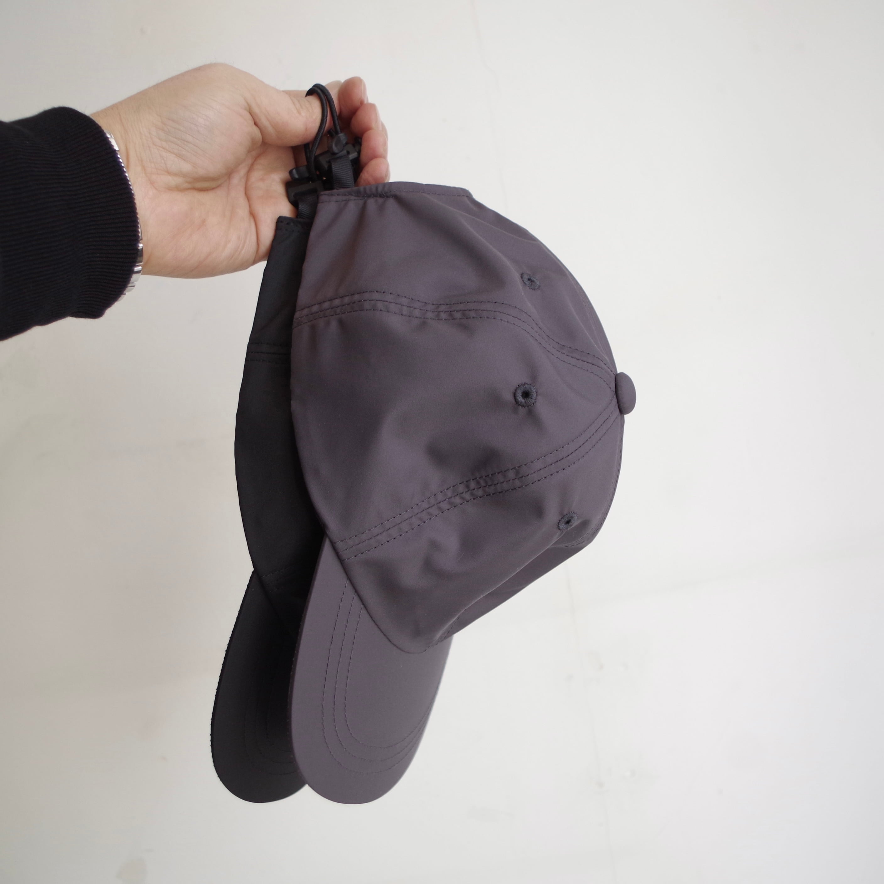 meanswhile Polyester Twill 6Panel Cap | 1F Store