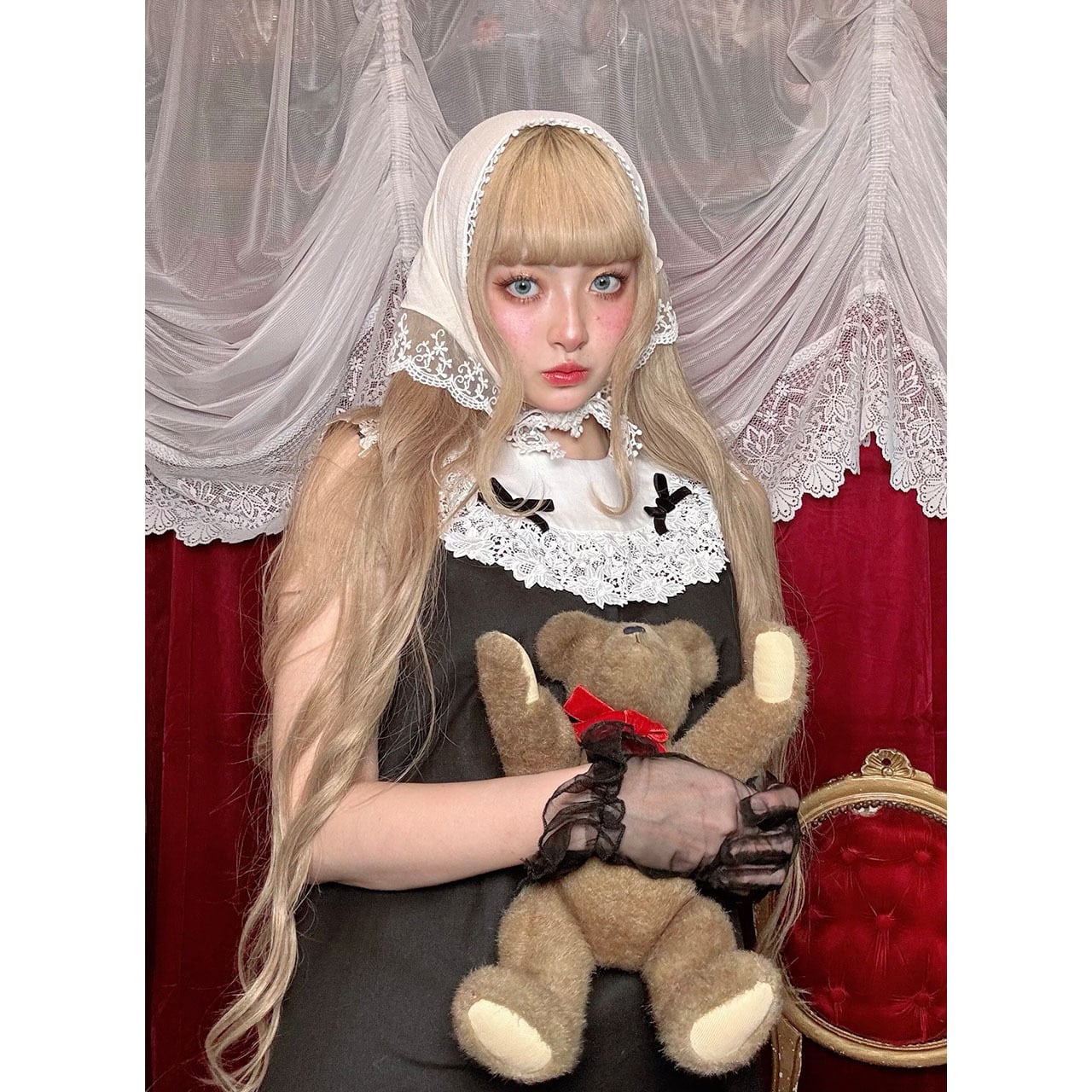 misen2014さま】vintage ୨୧ リアルファーのおすましワンちゃん