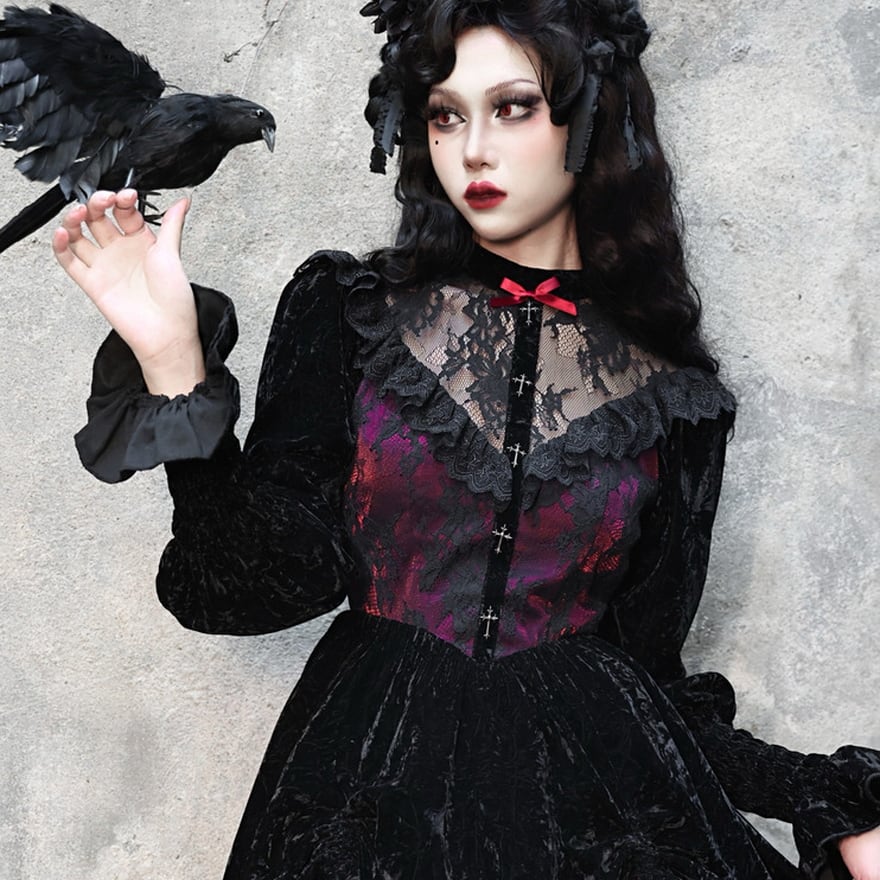 ゴスロリ通販 With U ゴシック ロリィタ BLOOD ゴスロリ ドレス