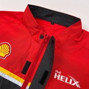 希少 レア 美品 SHELL 昭和シェル Ferrari フェラーリ HELIX 半袖 つなぎ メカニック オーバーオール サイズ L /作業着/F1/サロペット