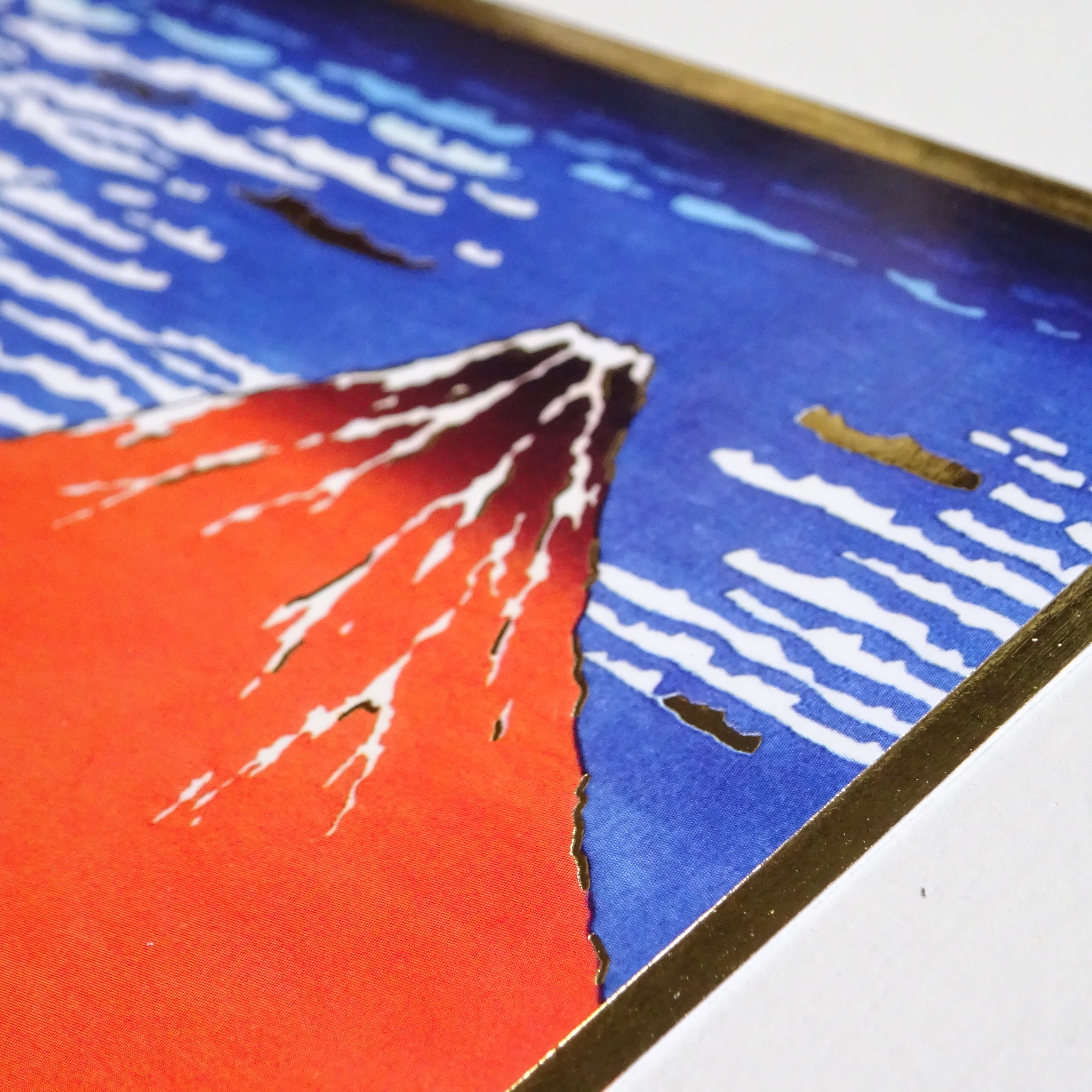 ポストカード 浮世絵 葛飾北斎 【富嶽三十六景 凱風快晴】(Luka Basic