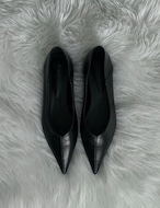 【新作5%OFF・3日間】Sharp Flat Shoes_2colors