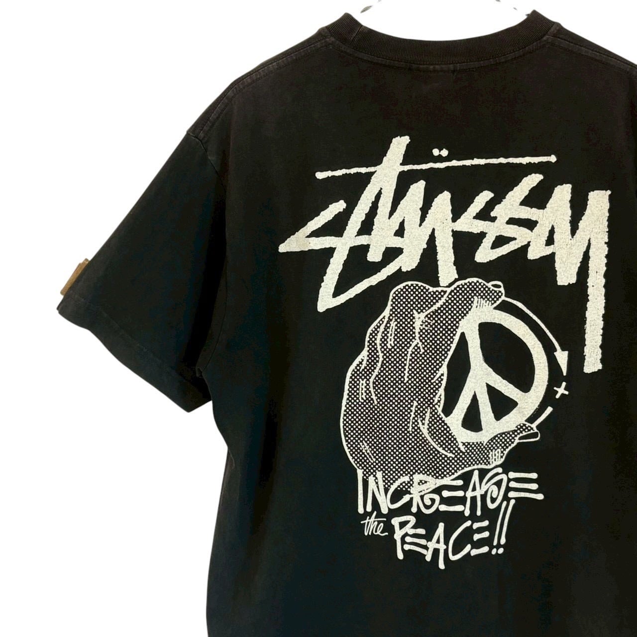 stussy ステューシー Tシャツ M バックロゴ プリント USA製 | 古着屋