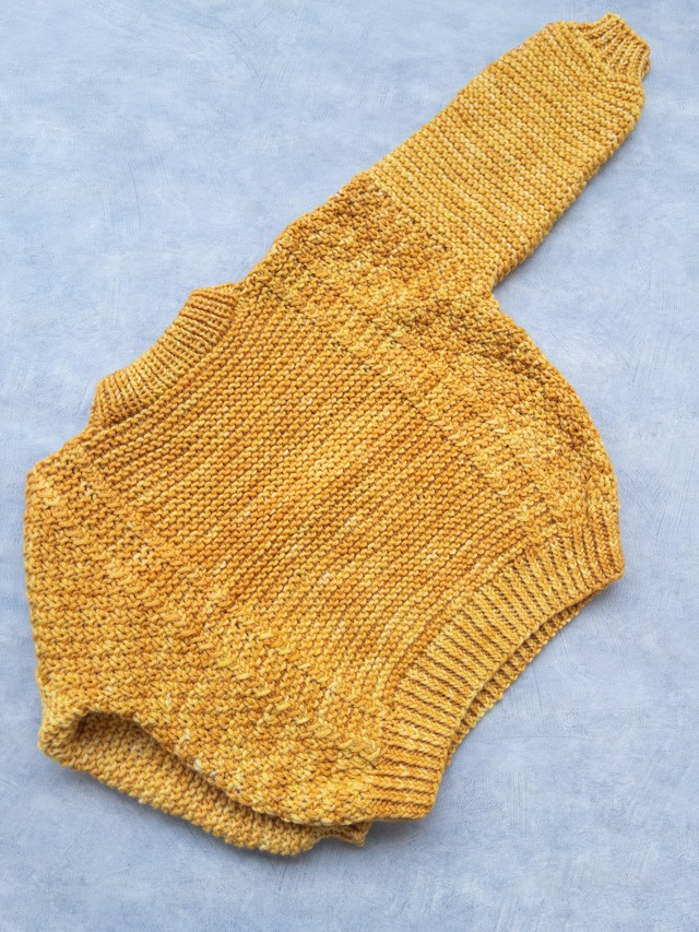《即納》FLUFFWEAR / Diamond Alan Sweater Gold Spice - 5Y