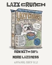 LAZY CRUNCH(CRE)/Tシャツ/アイボリー/ユニセックス