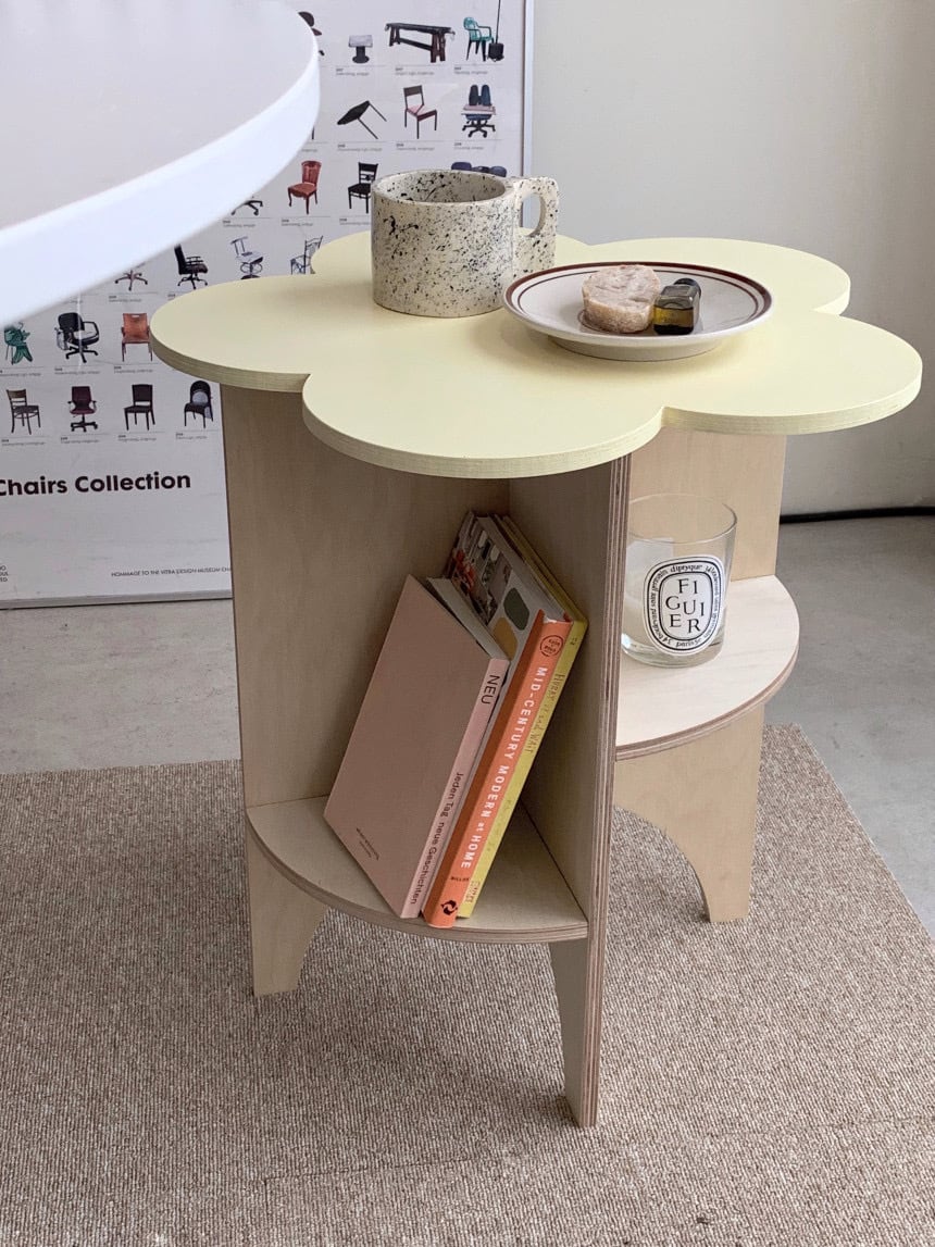 daisy side table / デイジー サイドテーブル レトロ フラワー 花形