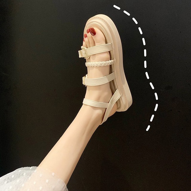 レッドサンダルレディースサマー 靴 シューズ 夏物 ビーチ フェイクシューズ54362309292