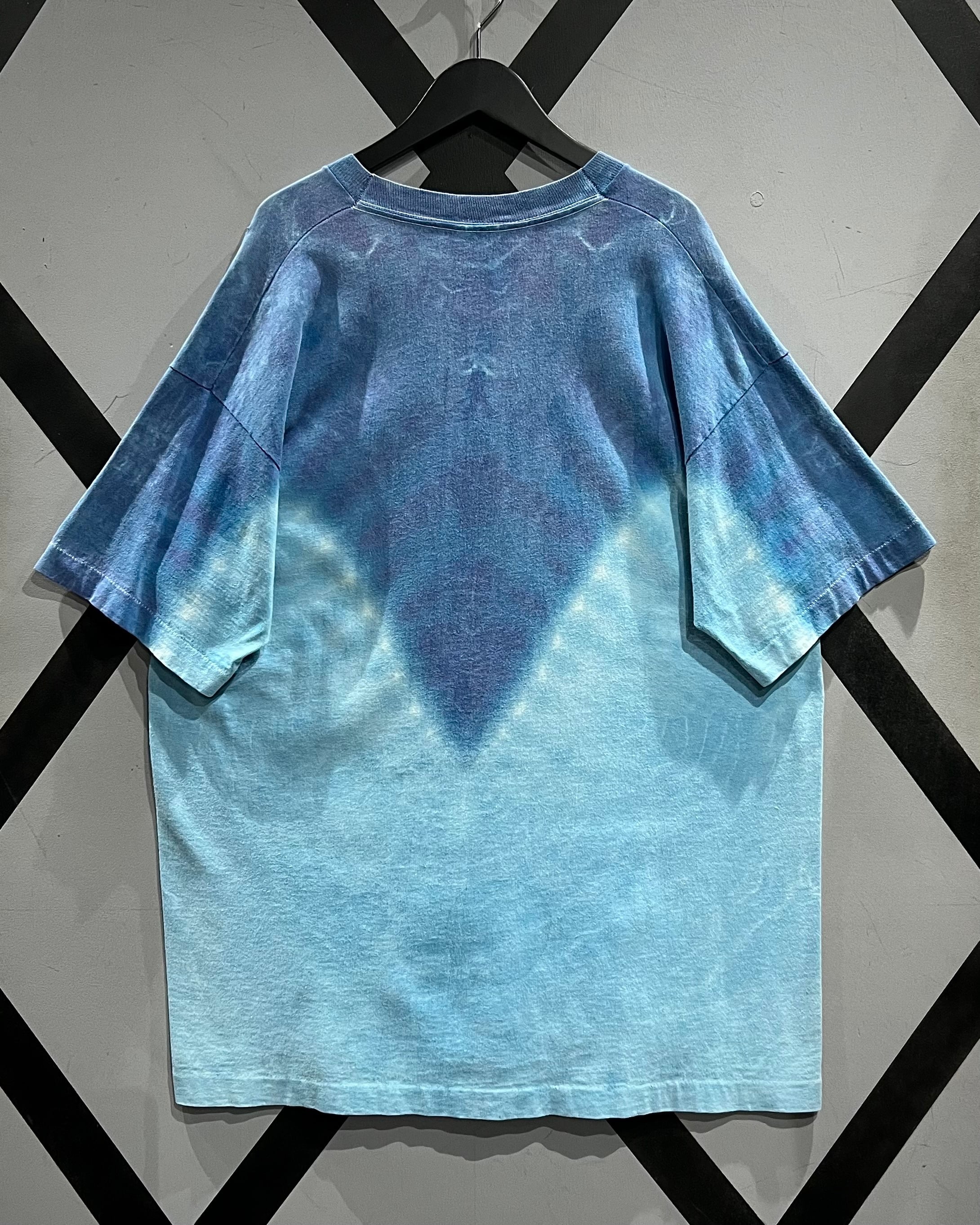X VINTAGE】90's “The Moody Blues” “The Present” Vintage Tie-Dye T