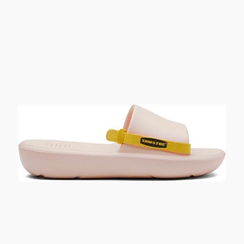 サンダル・ミュール TAW&TOE Zerovity MOON Baby Pink Z-SL-PIAJ TAW&TOE Slide Zerovity SANDAL BABY PINK | SAKAN LES YEUX