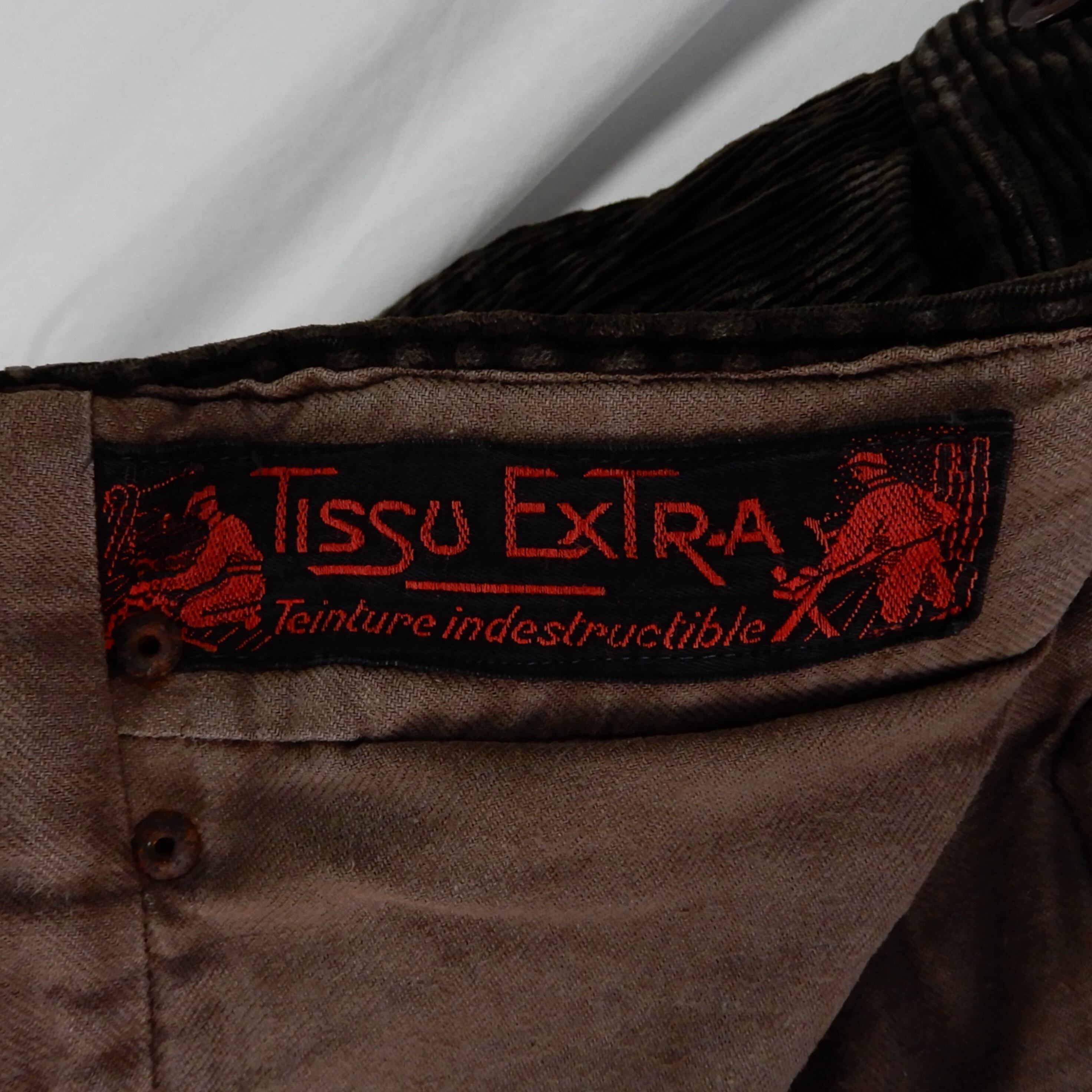 TISSU EXTRA FrenchWork Corduroy Trousers - 通販 - hydro-mineral.net