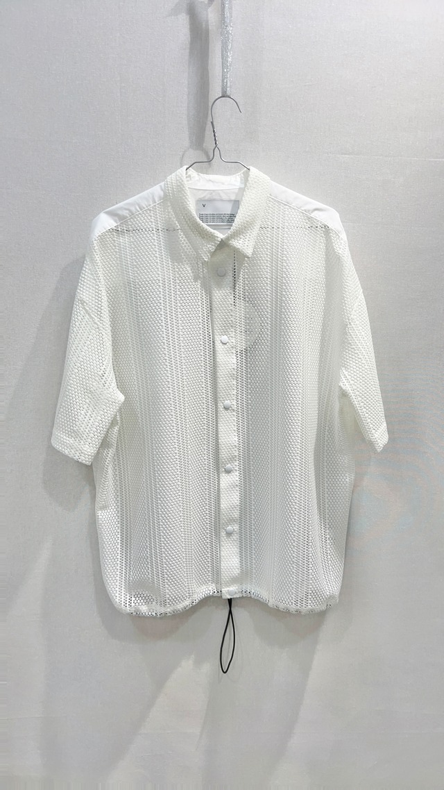 【VOAAOV】VOSH-L91 RUSSELL LACE H/S SHIRTS / White