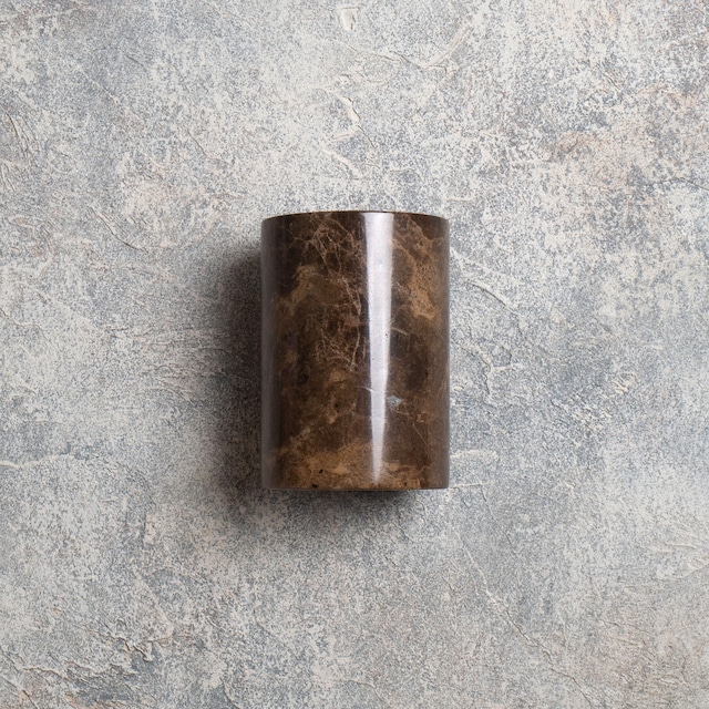 MARBLE TUMBLER - Brown