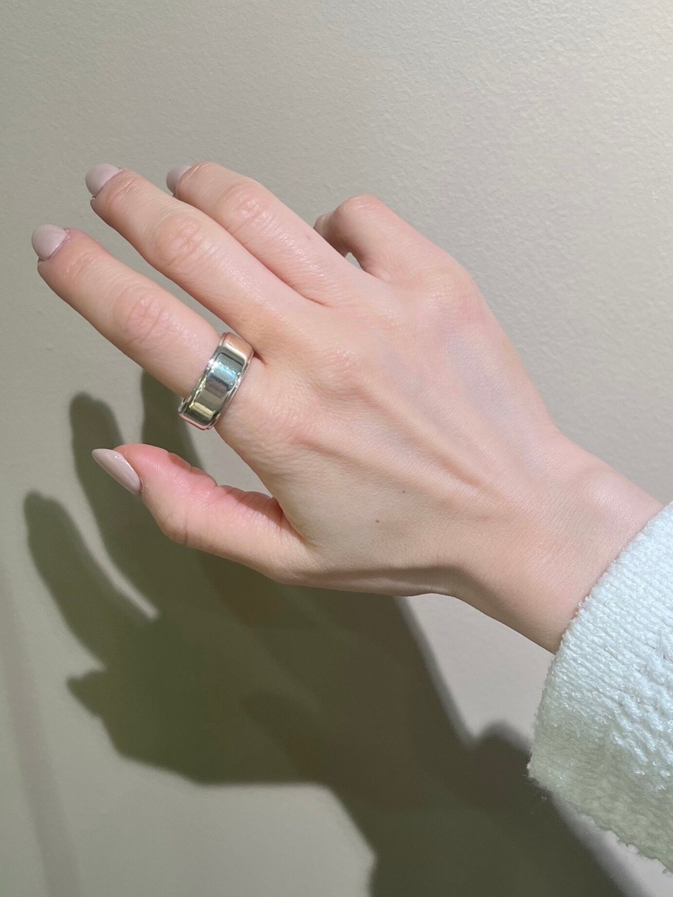 TIFFANY&CO.】【19号 】2278洗練。メトロポリス リング／幅1.1cm