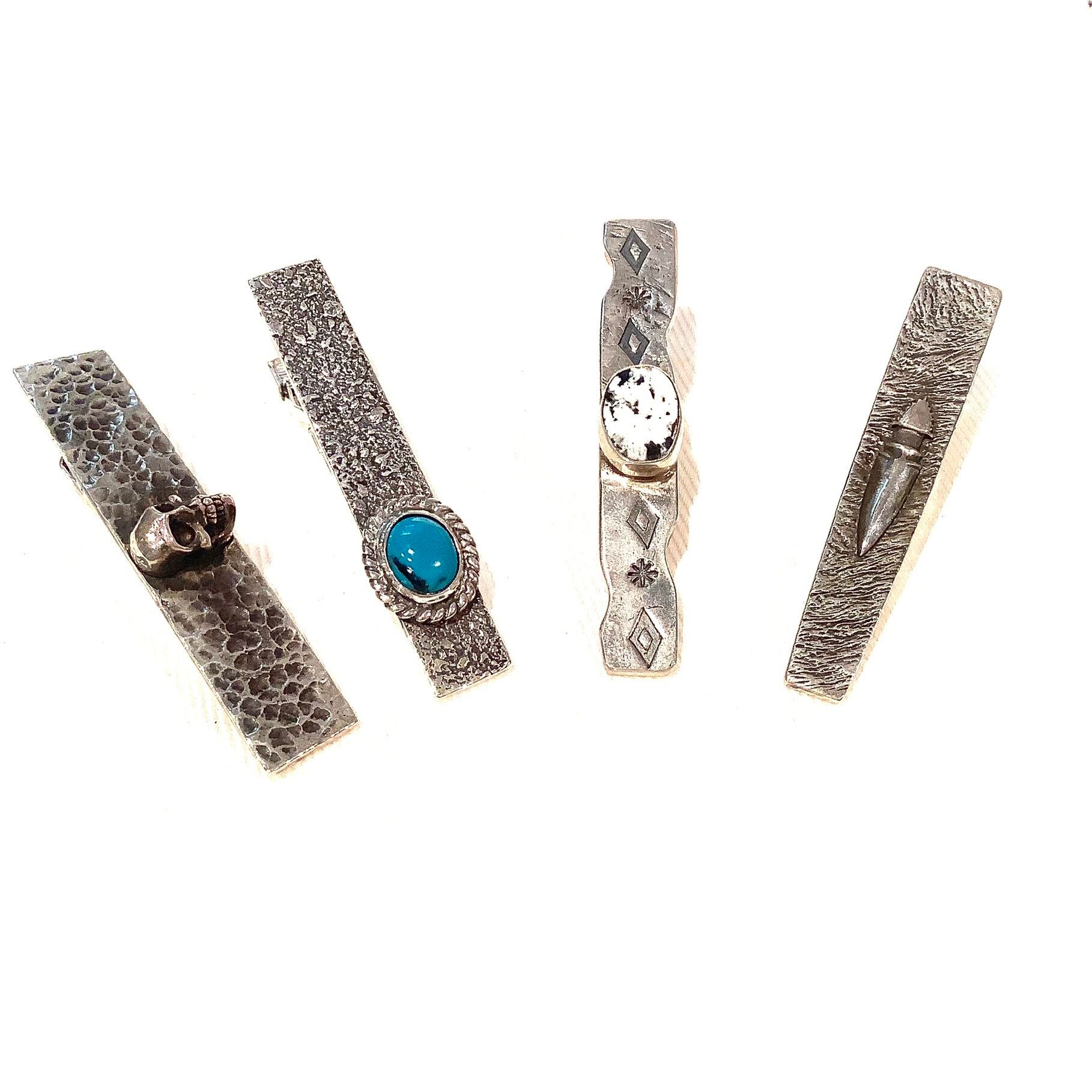 インディアンジュエリー ネクタイピン シルバー ターコイズ ビズビー インディアンジュエリー ネクタイピン シルバー ターコイズ ビズビー