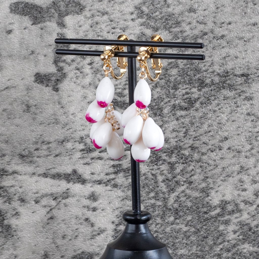 月桃モチーフイヤリング | Dear Okinawa,