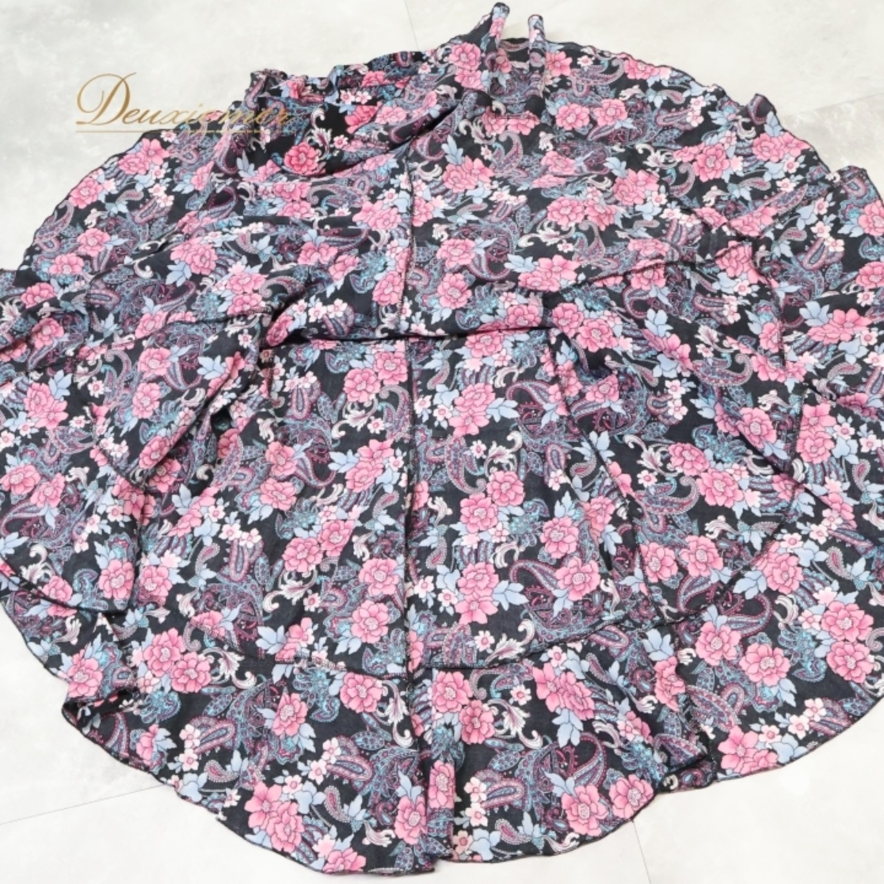 フラメンコ 衣装 ファルダ スカート 花柄 ラメ ボランテ フリル ダンス prima boutique プリマブティック パーティ 発表会 柄 模様 ブラック系 パープル系 ピンク系 ダンス衣装 フェス コスチューム おしゃれ ファッション ステージ 舞台 かわいい エレガント 軽い素材 レディース 高級感 ダンスパフォーマンス フラメンコスカート