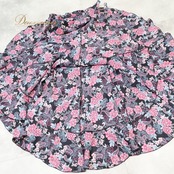 フラメンコ 衣装 ファルダ スカート 花柄 ラメ ボランテ フリル ダンス prima boutique プリマブティック パーティ 発表会 柄 模様 ブラック系 パープル系 ピンク系 ダンス衣装 フェス コスチューム おしゃれ ファッション ステージ 舞台 かわいい エレガント 軽い素材 レディース 高級感 ダンスパフォーマンス フラメンコスカート