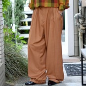 SEAN JOHN rayon blend 4tuck wide slacks