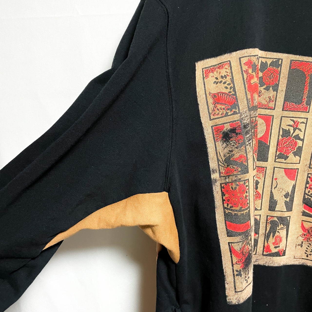 UNFINISHEDオーバーサイズ花札ブリーチトレーナー