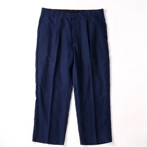 【極美品】RALPH LAUREN PURPLE LABEL special Linen slacks pants W36 made in Italy mint condition  ／ ラルフローレン パープルレーベル スペシャルリネン スラックス パンツ W36 ネイビー イタリア製  定価14万