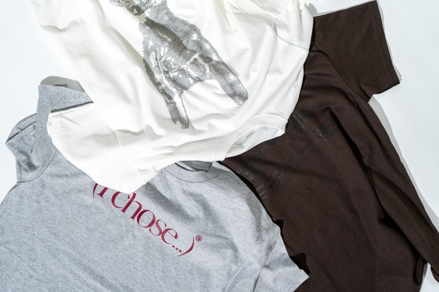 ORNAMENT STORE "Past archive products" White T-shirts