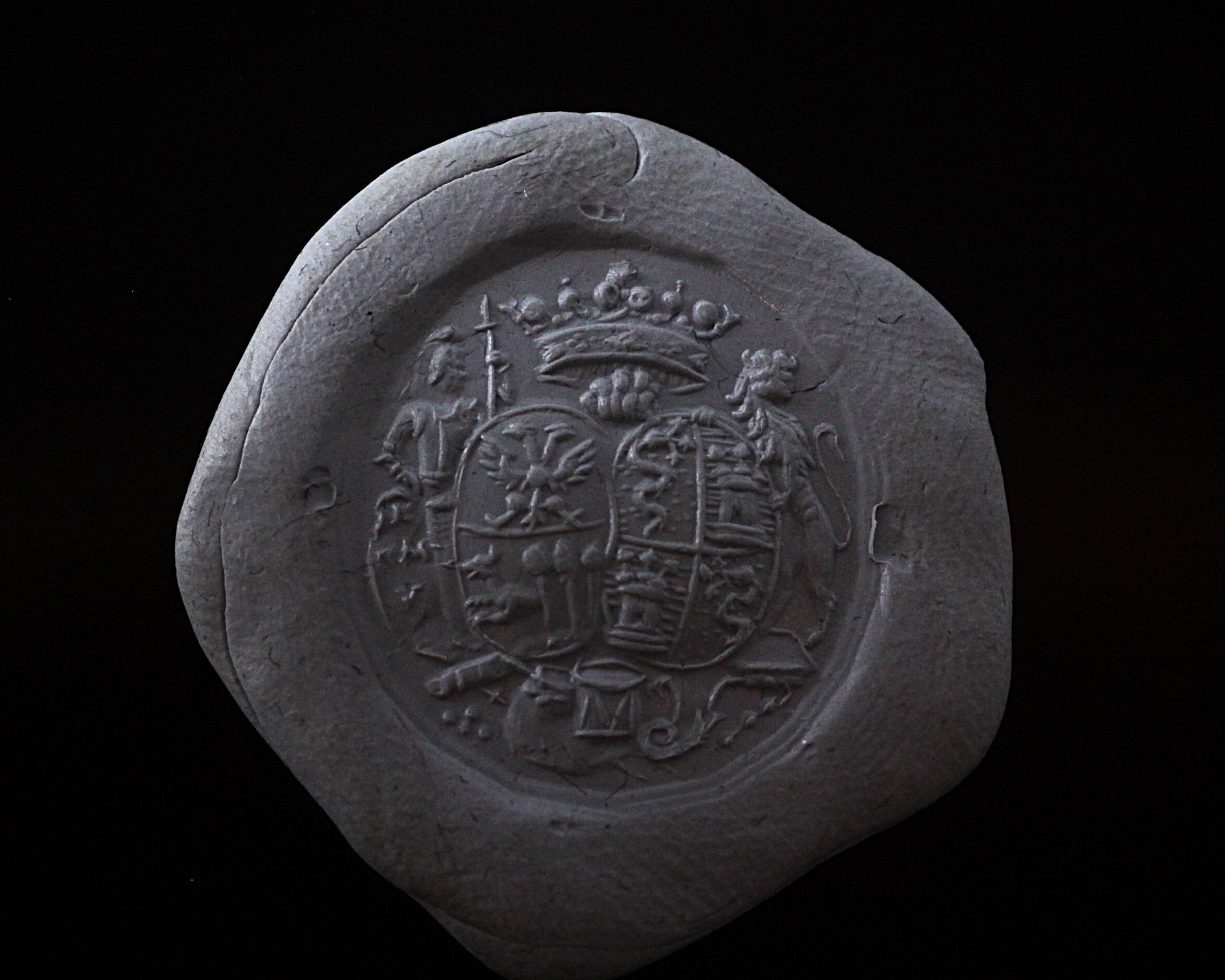 Rock Crystal Intaglio & Gold Fob seal ロココ・バロック ロック