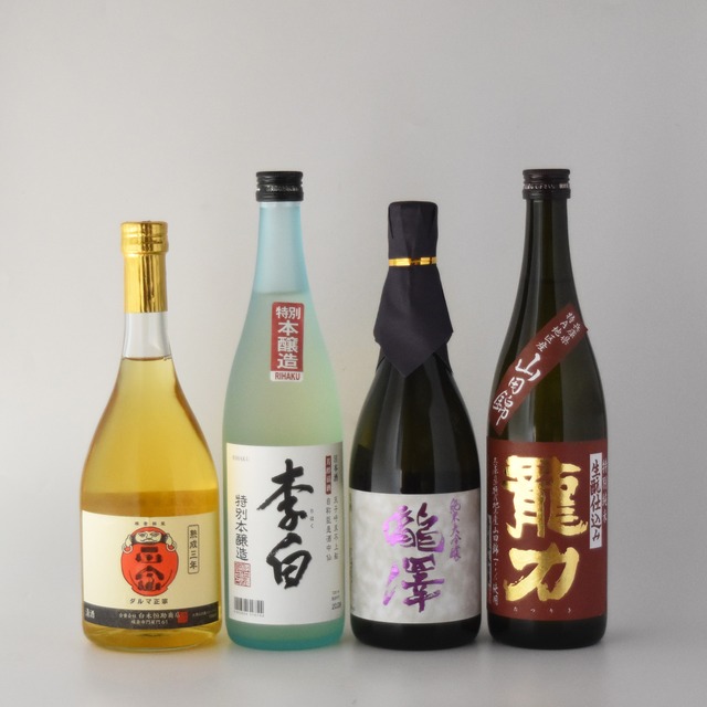 （日本酒特別価格）日本酒4タイプ分類別4本スターターセット