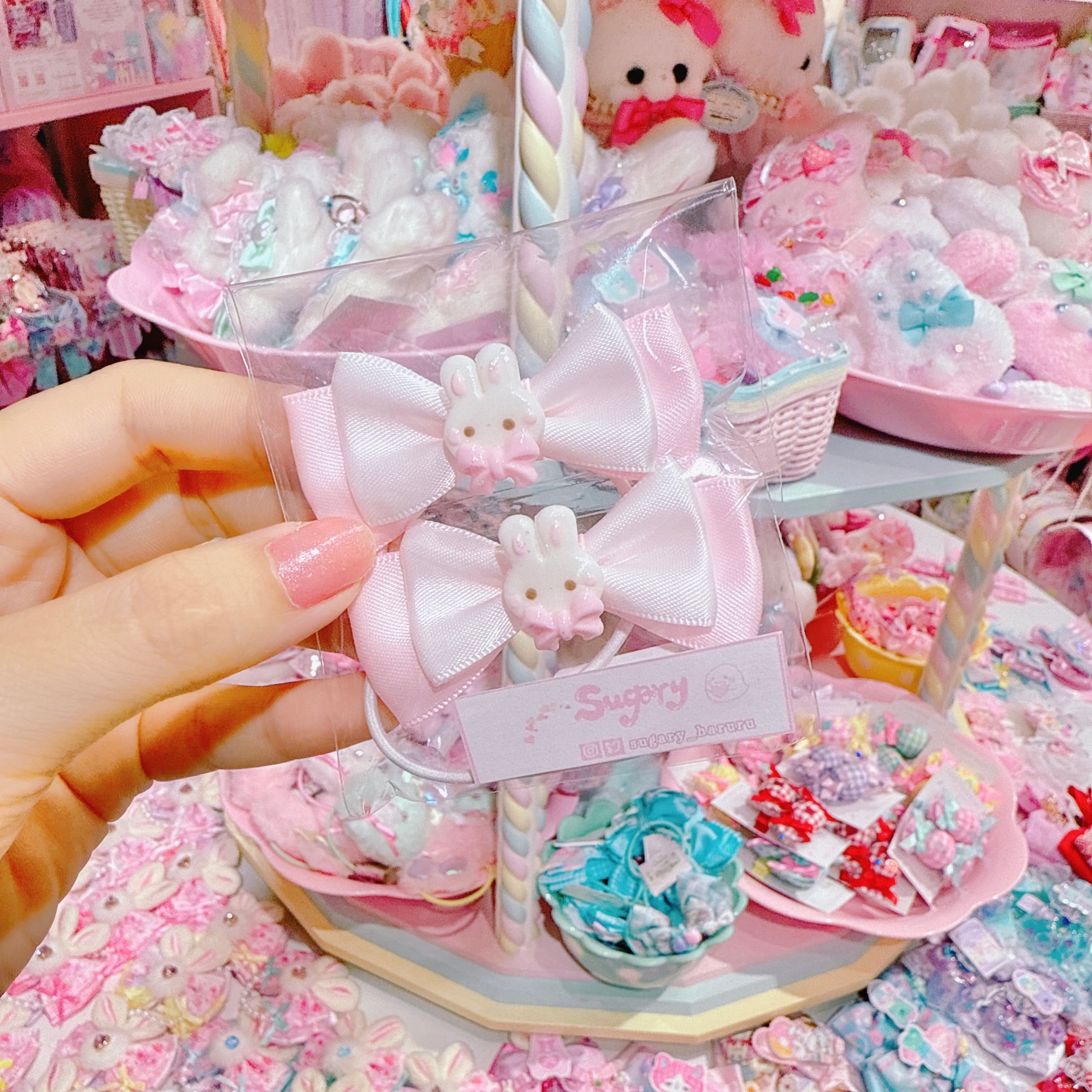 【C9】23-22ぷちリボンヘアゴムセット