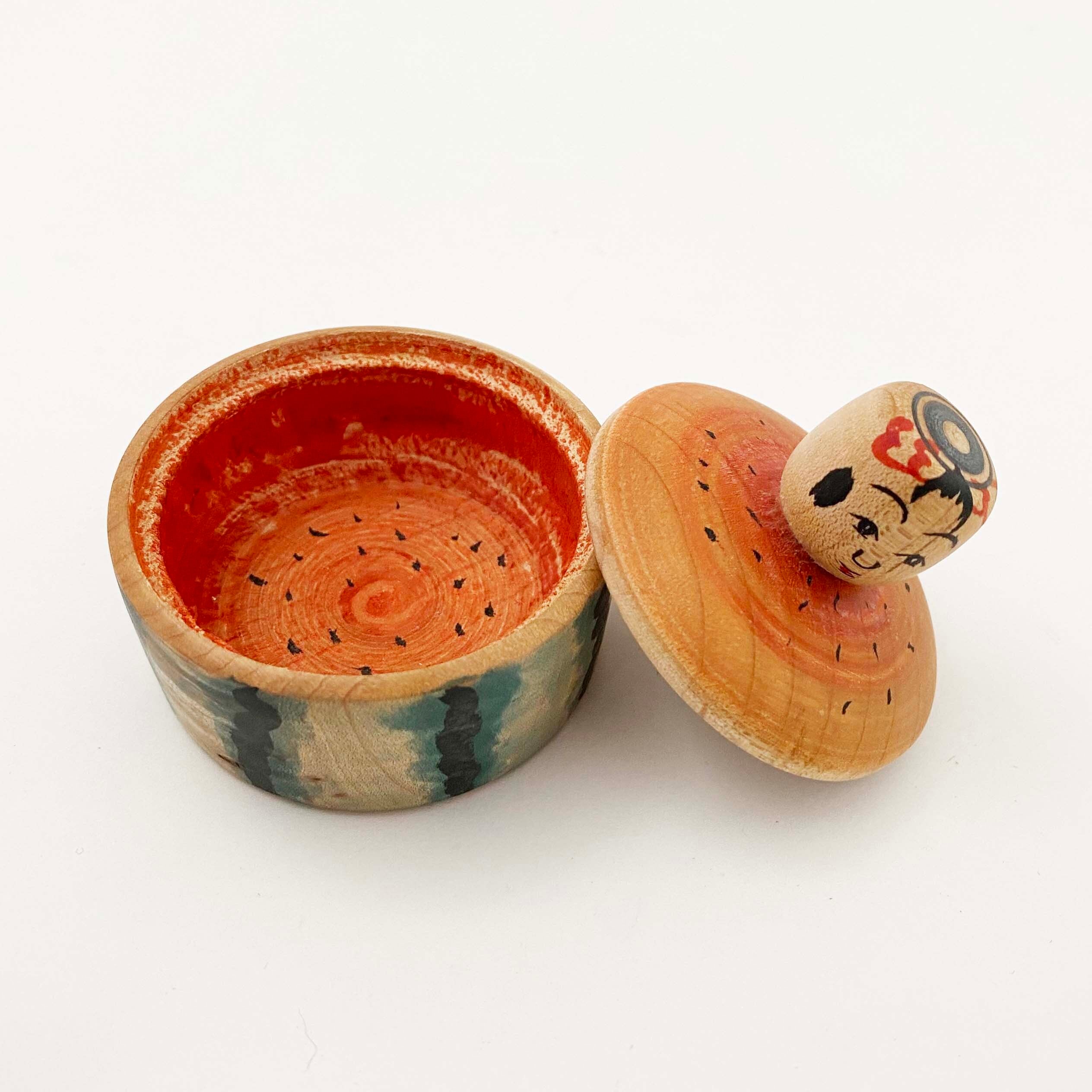 スイカえじこ6体入り（土湯系 / 西山敏彦工人）